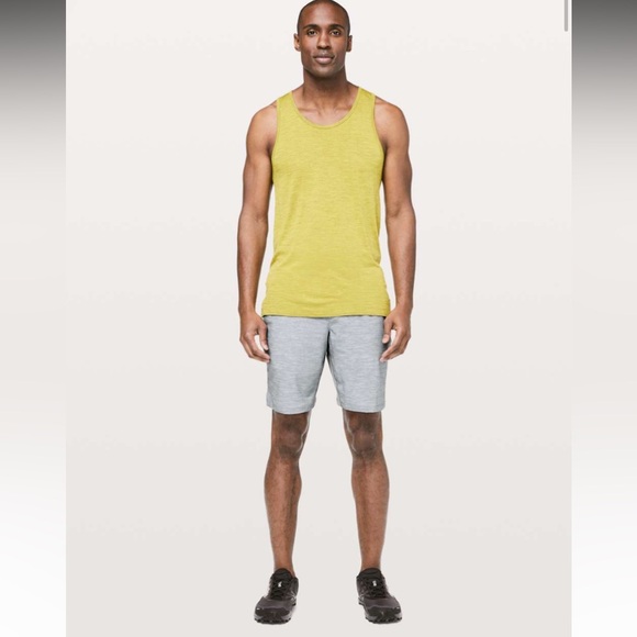 Lululemon T.H.E Short 9” Linerless Shorts In Heather Allover Sea Salt Light Cast - Picture 3 of 10